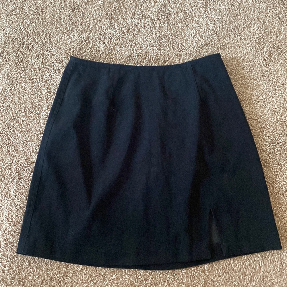 Vintage French Express Black Skirt